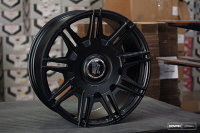 Vossen x Novitec SP2 22x9.5 Satin Black Wheel for Rolls-Royce Wraith, Ghost, Dawn -  F-AFP-102-F01-C26