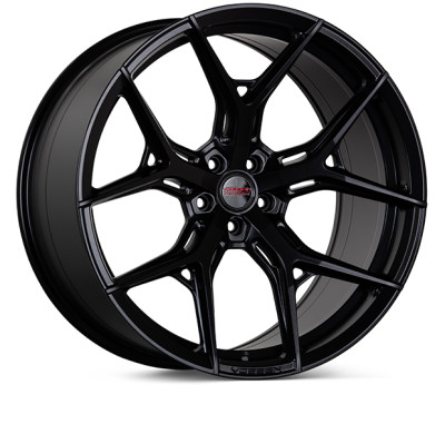 Vossen HF5 Satin Black Wheel 20x9.5 | 5x130 BC | +25 Offset - fits Porsche 911 1989-2026, Porsche Cayenne 2003-2026, Porsche Panamera 2010-2026, Porsche Boxster 1997-2026, Porsche Cayman 2006-2026