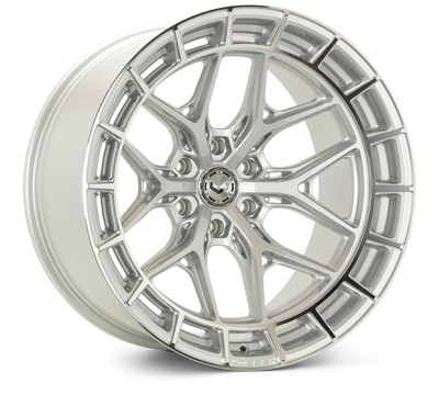 Vossen HFX-1 Silver Wheel 22x9.5 | 6x139.7 BC (HFX1-2G25-TL) - fits Chevrolet Silverado 1500 1999-2026, GMC Sierra 1500 1999-2026, Cadillac Escalade 1999-2026, Ram 1500 TRX 2021-2024, Toyota Tacoma 2005-2026