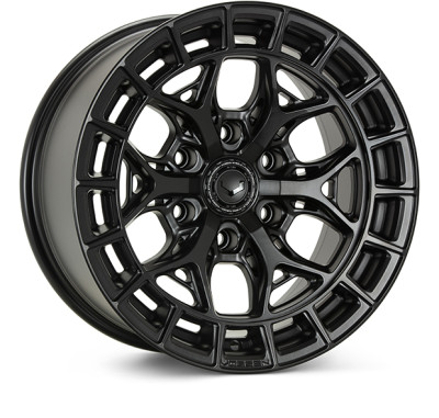 Vossen HFX-1 17x8.5 inch Satin Black Wheel, 6x139.7 Bolt Pattern, ET35 Offset, 106.1mm Center Bore