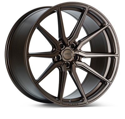 Vossen HF3 22-Inch Satin Bronze Wheel 5x127 BC (5x5) | +27 Offset - fits Jeep Grand Cherokee SRT 2006-2021, Jeep Grand Cherokee Trackhawk 2018-2021, Dodge Durango SRT 2018-2026, Jeep Wrangler JL 2018-2026, Jeep Wrangler JK 2007-2018