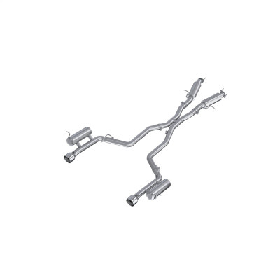 MBRP Street Series 3inch Cat-Back Exhaust - 2011-2026 Dodge Durango 3.6L V6 - (Aluminized Steel) - Polished Tips - S5109AL