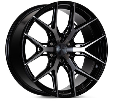 Vossen HF6-4 Gloss Black Wheel 18x9 | 6x135 BC | +0 Offset - fits Ford F-150 2004-2026, Ford F-150 Raptor 2010-2026, Ford Expedition 2003-2026, Lincoln Navigator 2003-2026