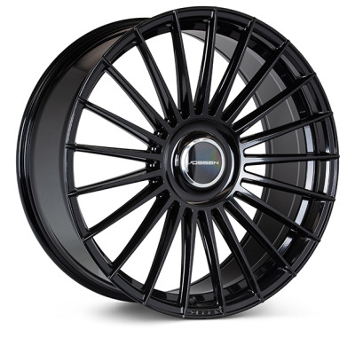 Vossen HF-8 22x9 Flat Gloss Black Wheel for 5x120 Bolt Pattern Vehicles