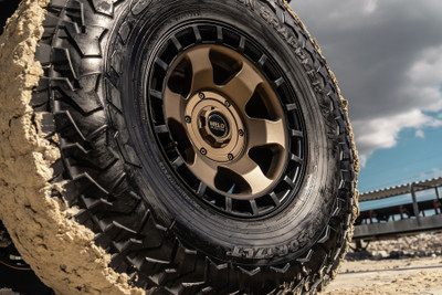 Weld Off-Road Ridge Satin Bronze Wheel 17x9 | 5x114.3 BC (5x4.5) / 5x127 BC (5x5) | -12 Offset | 4.50 Backspacing - fits Jeep Wrangler JL 2018-2026, Jeep Wrangler JK 2007-2018, Jeep Gladiator JT 2020-2026