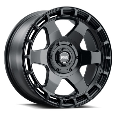 Weld Off-Road Ridge Wheel Satin Black 20x9 | 5x139.7 BC (5x5.5) / 5x127 BC (5x5) | +0 Offset | 5.00 Backspacing - fits Jeep Grand Cherokee SRT 2006-2021, Ram 1500 Classic 1994-2024, Jeep CJ-5, Jeep CJ-7