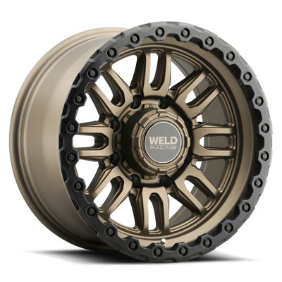 Weld Off-Road Swift Satin Bronze Wheel 17x9 | 8x165.1 BC (8x6.5) | -12 Offset | 4.50 Backspacing - fits Ram 2500 1994-2026, Ram 3500 SRW 1994-2026, Chevrolet Silverado 2500 (pre-2011), Chevrolet Silverado 3500 (pre-2011), GMC Sierra 2500 (pre-2011), and 6 more
