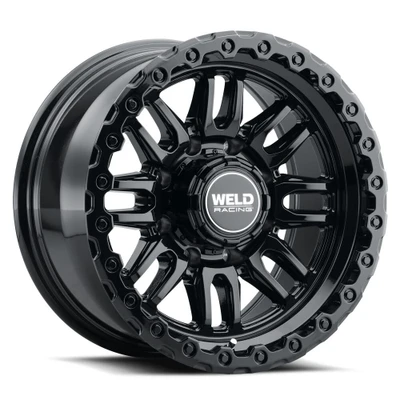 Weld Off-Road Swift Wheel Gloss Black 20x9 | 8x165.1 BC (8x6.5) | +0 Offset | 5.00 Backspacing - fits Ram 2500 1994-2026, Ram 3500 SRW 1994-2026, Chevrolet Silverado 2500 (pre-2011), Chevrolet Silverado 3500 (pre-2011), GMC Sierra 2500 (pre-2011), and 6 more