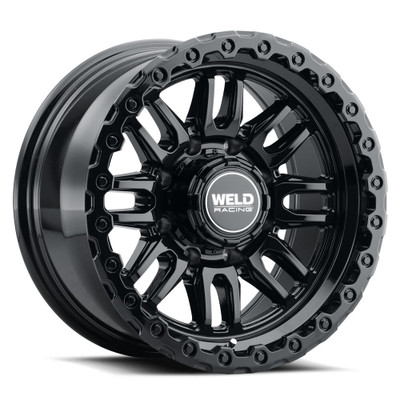Weld Off-Road Swift Wheel Gloss Black 20x9 | 8x170 BC | +0 Offset | 5.00 Backspacing - fits Ford F-250 Super Duty 1999-2026, Ford F-350 Super Duty SRW 1999-2026, Ford Excursion 2000-2005