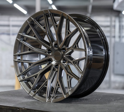 Vossen HFX-6 Hyper Gunmetal Wheel 17x9 | 6x135 BC | +0 Offset - fits Ford F-150 2004-2026, Ford F-150 Raptor 2010-2026, Ford Expedition 2003-2026, Lincoln Navigator 2003-2026, Lincoln Mark LT 2006-2014