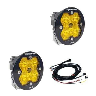 Baja Designs Squadron-R 2.0 Wide Cornering LED Light Pod Amber product photo