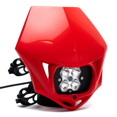 Baja Designs Squadron 2.0 Spot LED Light Pod Red product photo