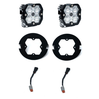 Baja Designs select vehicles Squadron 2.0 Fog Pocket Kit Clear product photo