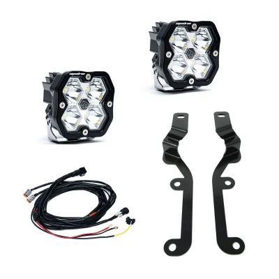 Baja Designs 2019-2026 Chevy Silverado 1500 Squadron Sport 2.0 A-Pillar Light Kit Clear product photo