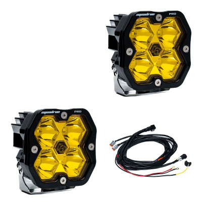 Baja Designs Squadron 2.0 Pro Spot LED Light Pod Amber product photo