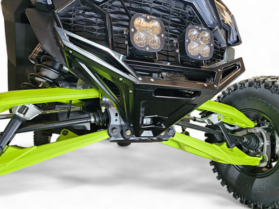 Elektric Offroad 2022-2025 Polaris Rzr Pro R/ Pro S/Turbo R Billet Front Winch Bumper Anodized Black product photo