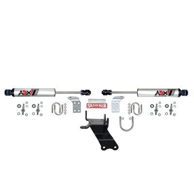 Skyjacker 18-24 Jeep Gladiator JL ADX 2.0 Dual Stabilizer Kit w/ CNC Machined Polished Alum.