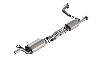 Borla 60756 ATAK 3-inch true dual exhaust mid-section for 2025-2026 Ram 1500 RHO 3.0L Twin Turbo Hurricane High Output with internal H-pipe