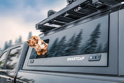 SmartCap EVO Sport EV1005MB stainless steel truck bed cap for 2019-2026 Ram 1500 DT, Rebel, TRX, and RHO with 5-foot 7-inch bed
