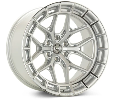 Vossen HFX-1 Silver Polished Wheel 18x9 | 8x170 BC - fits Ford F-250 Super Duty (1999-2026), Ford F-350 Super Duty SRW (1999-2026)