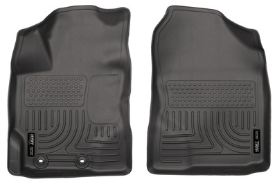 Husky Liners WeatherBeater Front Floor Liners, Black for 2012-2018 Toyota Yaris - Part #13501