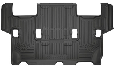 Husky Liners WeatherBeater 3rd Row Floor Liner, Black for 2007-2017 Ford Expedition/Lincoln Navigator - Part #14371