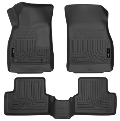 Husky Liners WeatherBeater Combo Floor Liners, Black for 2011-2017 Buick Regal - Part #98151