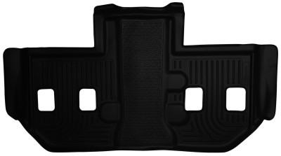 Husky Liners WeatherBeater 3rd Row Seating Floor Liners, Black for 2007-2014 GM Escalade/Suburban/Yukon - Part #19261