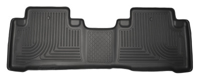 Husky Liners WeatherBeater Rear Floor Liners, Black for 2014-2020 Acura MDX All Models - Part #19401