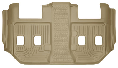 Husky Liners WeatherBeater 3rd Row Seating Floor Liners, Tan for 2015-2020 Chevrolet/GMC Suburban/Yukon XL - Part #19283