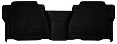Husky Liners WeatherBeater 2nd Row Seating Floor Liners, Black for 2007-2013 Toyota Tundra Crew Cab / Ext Cab - Part #19591
