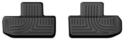 Husky Liners X-act Contour 2nd Row Seating Floor Liner, Black for 2016-2023 Dodge Challenger - Part #54611