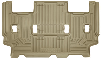 Husky Liners WeatherBeater 3rd Row Floor Liner, Tan for 2007-2017 Ford Expedition/Lincoln Navigator - Part #14323