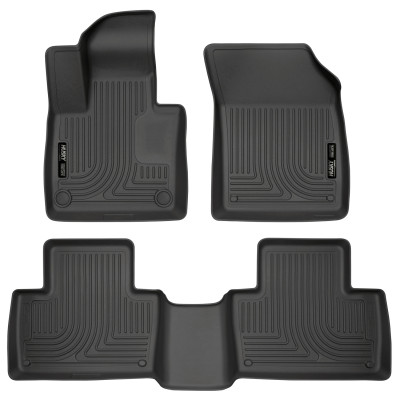 Husky Liners WeatherBeater Front and Rear Floor Liners, Black for 2016-2026 Volvo XC90 - Part #95601