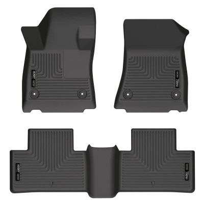 Husky Liners WeatherBeater Front & 2nd Row Seating Floor Liner, Black for 2022-2025 Infiniti QX55 - Part #95031