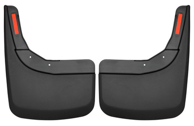 Husky Liners Custom-Molded Rear Mud Guards, Black for 2019-2026 Chevrolet Silverado 1500 (Excl. ZR2/TBoss) - Part #59261