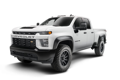 Husky Liners Fender Flares 4pc, Black for 2020-2026 Chevrolet Silverado 2500 HD Extend-A- - Part #2804986-bulk