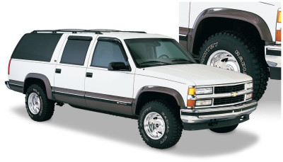Husky Liners Fender Flares (4pc) for 1992-2000 Chevrolet Blazer EAF Style Black - Part #2804901