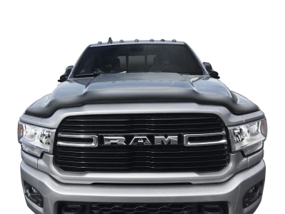 Husky Liners Aeroskin Low Profile Hood Protector, Matte Black for 2009-2019 Dodge RAM 1500 (Excl. Sport/Rebel) - Part #2877004