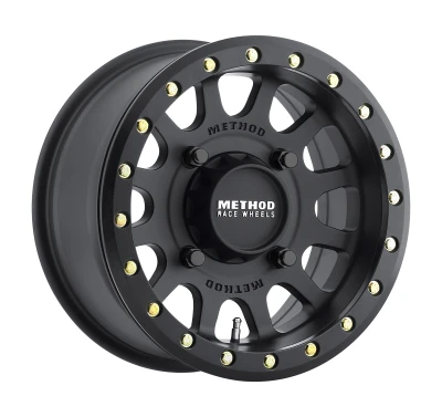 Method Race Wheels MR401 UTV Beadlock Matte Black Wheel 15x7 | 4x156 BC | +13 Offset