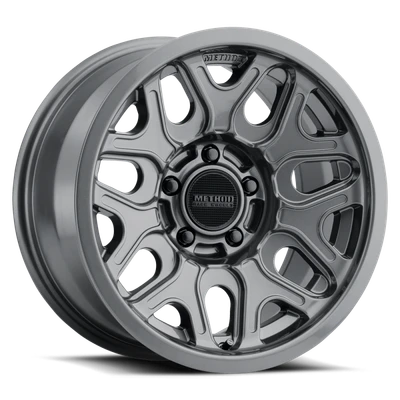 Method Race Wheels MR322 Gloss Titanium Wheel 20x10 | 8x165.1 BC (8x6.5) | -18 Offset