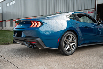 Corsa 2024-2026 Ford Mustang GT 5.0L Xtreme to Touring Active Cat-Back Exhaust for Factory Active Exhaust (Twin 4in Black PVD