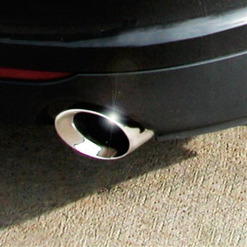 Corsa 14315 Sport Polished Single 4.0" Dual Rear Cat-Back for 2010-2016 Ford Taurus SHO 3.5L V6 Turbo