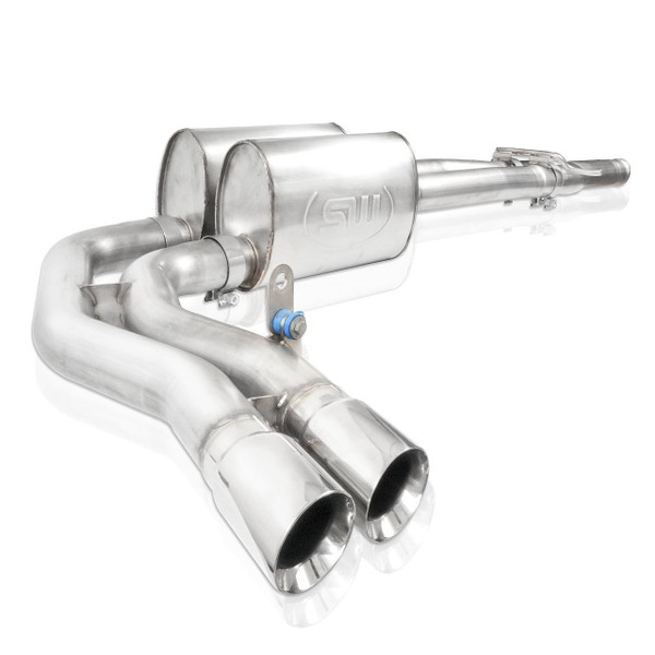 Stainless Works Chevy Silverado/GMC Sierra 2007-18 5.3L/6.2L Exhaust Before Passenger Rear Tire Exit CT14CBFTY
