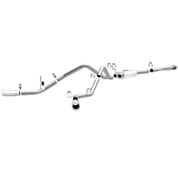 Magnaflow MF Series Cat-Back - 2014-2018 Chevrolet Silverado 1500 / 2014-2018 GMC Sierra 1500 4.3L V6 / 5.3L V8, Extended / Crew Cab (#15269)