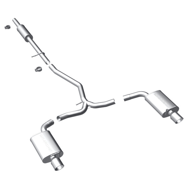 Magnaflow MF Series Cat-Back - 2010-2012 Lincoln MKT / 2011-2015 Ford Explorer NA 3.5L V6 / 3.5L (#15467)