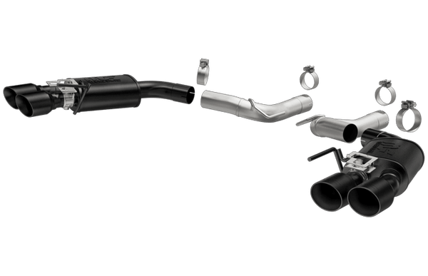 Buy with confidence at Just Bolt-On Performance Parts for the best deals on Magnaflow Competition Axle Back Exhaust System with Black Quad Tips for your 2018-2023 Mustang GT 5.0L #19419.