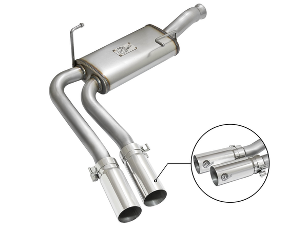 Shop for your aFe Power Rebel Series 3in to 2-1/2in 409 Stainless Steel Cat-Back Exhaust w/Polished Tip for GM Trucks 09-16 V6-4.3L/V8-4.8/5.3L #49-44070-P. Create a Free Account for In-Shopping Cart Specials on aFe Rebel Series Cat-Back GM Trucks 09-16 V6-4.3L/V8-4.8/5.3L #49-44070-P from Just Bolt-Ons.