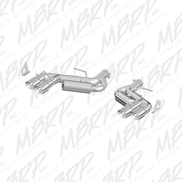MBRP ARMOR Plus Axle-Back Exhaust, T409 Stainless Steel - 2017-2024 Chevrolet Camaro ZL1 6.2L V8 - S7036409