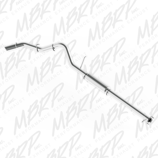 MBRP ARMOR Lite Cat-Back Exhaust, Aluminized Steel - 2011-2016 Chevrolet Silverado 2500HD / GMC Sierra 2500HD 6.0L V8 - S5076AL